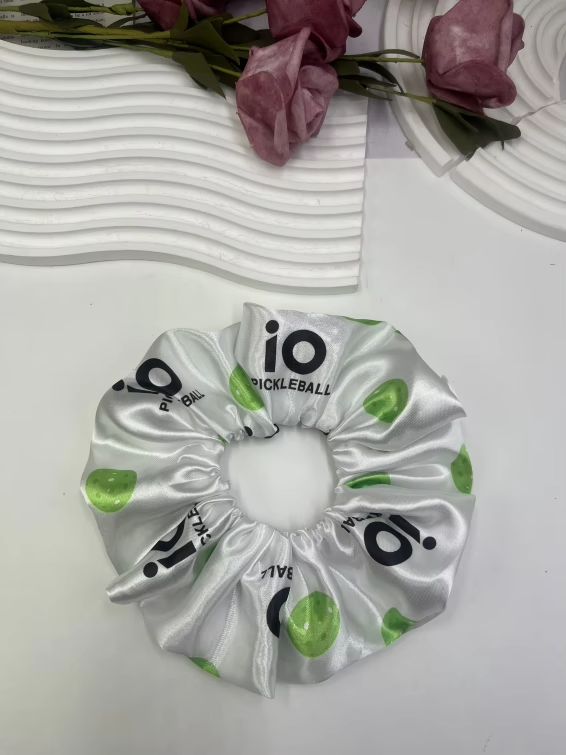 T-io Pickleball Scrunchie - Matte Satin